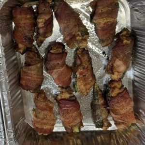 Bacon Wrapped Jalapeno Poppers